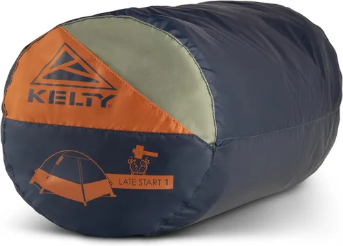 Vista 17 de Kelty Late Start Tienda de Mochilero – Tienda de Campaña Ligera para Dos Personas Refugio de Camping con Quickcorners, Postes de Aluminio, Mosca