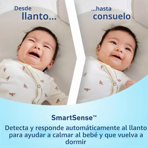 Vista 2 de Graco® SmartSense - Cuna calmante para bebé, cuna inteligente para recién nacido, detecta y responde automáticamente a los lloros del bebé