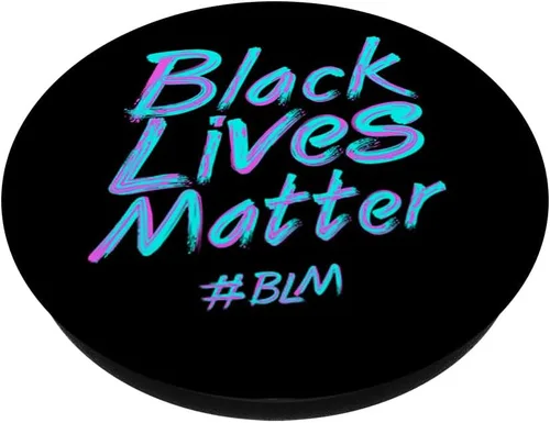 Vista 2 de No puedo respirar, historia africana negra, vidas negras importan PopSockets intercambiable PopGrip