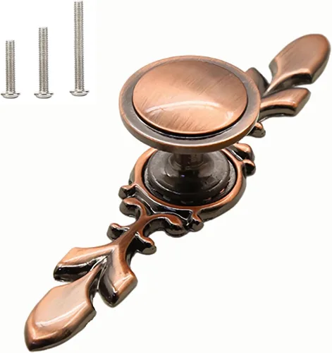 Vista 10 de HUAMULAN Paquete de 10 pomos de cristal para cajones con placa, pomos de puerta de armario con tornillos para cocina, baño, oficina, decoración