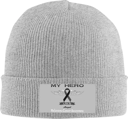 Vista 2 de Beanie Hat Unisex Stretchy Hat Soft Warmth Knit Hat Cap for Men & Women
