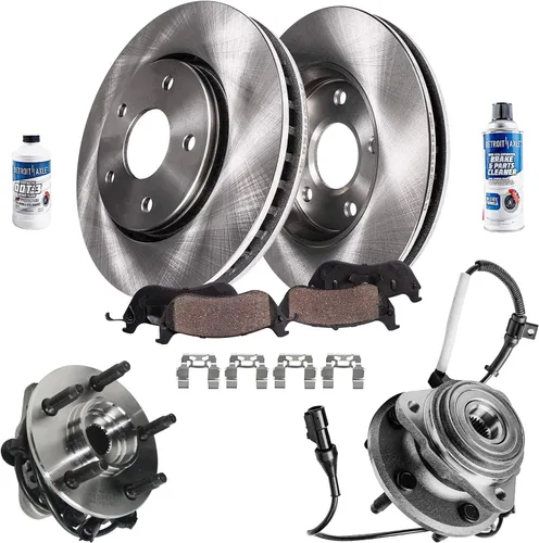 Vista 36 de Detroit Axle - Rotores de freno para Nissan NV2500 NV3500 NV1500 NV1500 2012-2021, repuesto de rotores de freno de disco: rotor delantero de 14.17