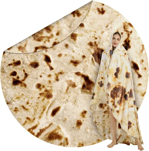 Vista 13 de SeaRoomy Manta Burrito para Bebé, Manta Envolvente de Tortilla para Bebé, Mantas Suaves y Redondas de Burrito Tortilla para Niños y Niñas Recién