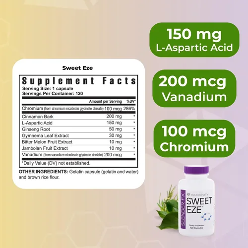 Vista 3 de Youngevity Sweet eze 120 Cápsulas