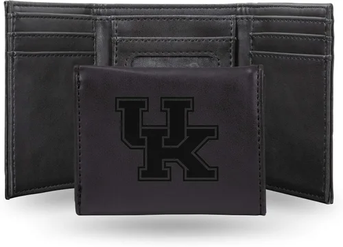 Vista 129 de NCAA Rico Industries - Billetera triple grabada con láser, con grabado láser, accesorio para hombre