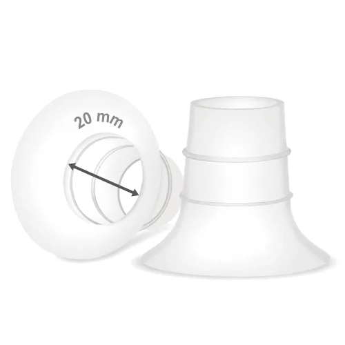 Vista 18 de Maymom Insertos de brida de 0.512 in para Medela, Spectra 0.945 in Shields/Flanges, Momcozy/Willow Wearable Cup. Compatible con Medela Freestyle