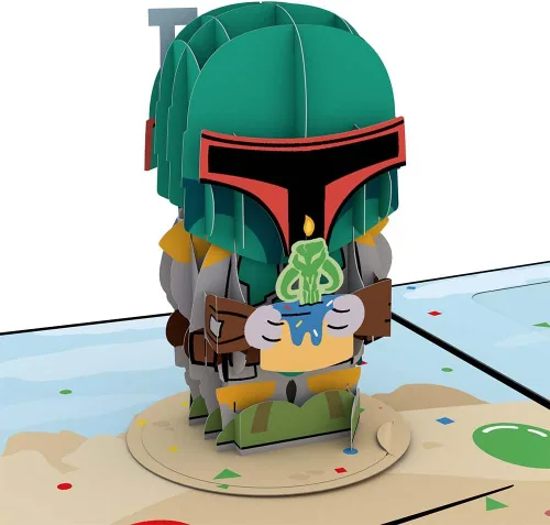Vista 19 de Lovepop Star Wars™ The Death Star™ Tarjeta Desplegable de Enfrentamiento de la Estrella de la Muerte, Tarjeta 3D, Tarjeta de Cumpleaños, Tarjeta