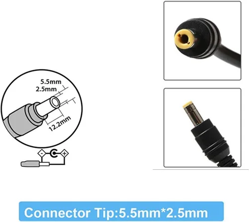Vista 5 de Adaptador de CA de 12 V para MTD Troy Bilt Yard Man 725-06121A Cable de cargador de cortacésped PSU