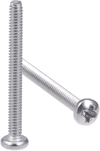 Vista 7 de uxcell Tornillos de máquina M2x3mm Pan Phillips Tornillo de cabeza cruzada 304 pernos de sujeción de acero inoxidable 60 piezas