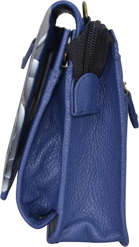 Vista 5 de Anna by Anuschka Womens Hand-Painted Genuine Leather Organizer Wallet On a String
