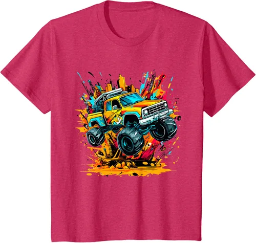 Vista 80 de Monster Trucks Are My Jam - Camiseta Monster Truck, Negro
