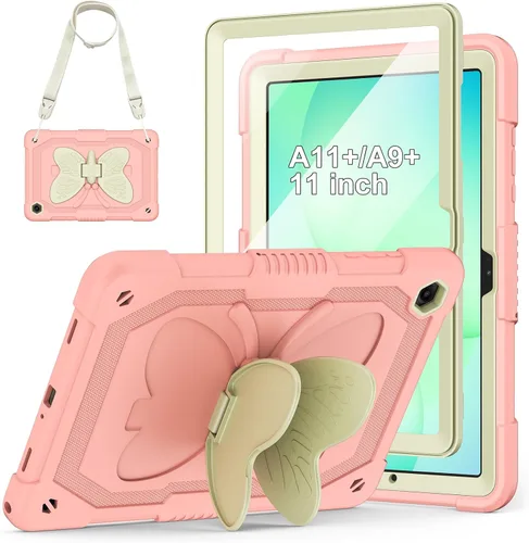 Vista 13 de HOGENL Funda para Samsung Galaxy Tab A9+/A9 Plus de 11 pulgadas 2023, funda protectora para tableta Galaxy Tab A9+ para niños y niñas con correa
