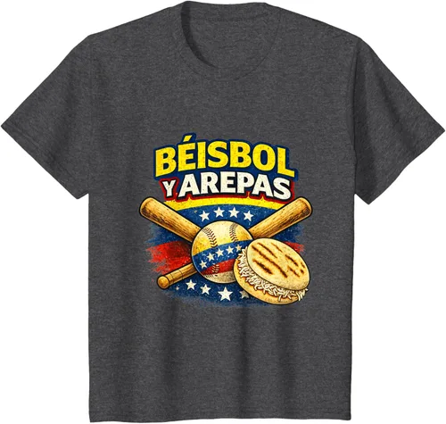 Vista 29 de Camiseta Beisbol y Arepas Venezuelas Baseball Pride Team 2026