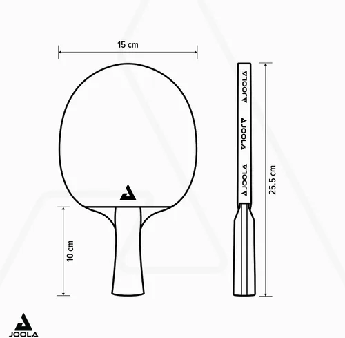 Vista 11 de JOOLA Infinity Carbon Professional Ping Pong Paddles - Ergonomic Comfort Grip - ITTF Approved Rubbers - Professional Ping Pong Paddle for Advanced