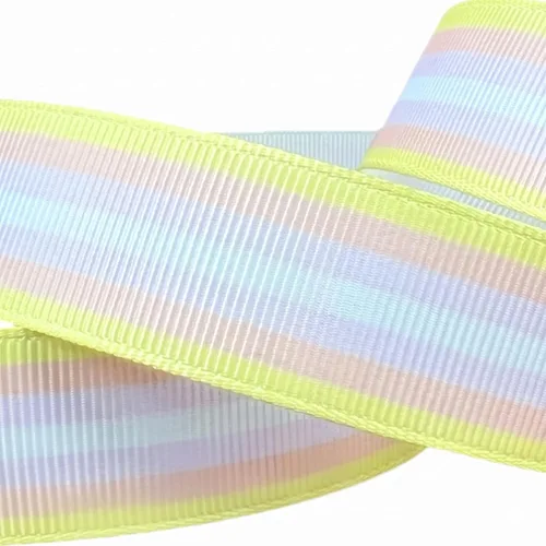 Vista 7 de LGBTQ Rayas LGBTQ Impreso 7/8 Pulgadas Cinta Grosgrain Blanca Gay Pride Cheer 10 Yardas