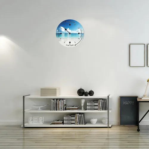Vista 6 de Tide Clocks for East Coast Beach Ocean Beach Clock Time Coastal