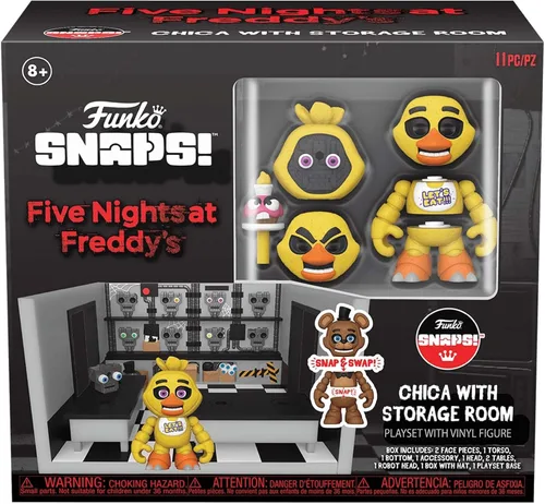 Vista 2 de Funko Snap: FNAF - Chica the Chicken - 1 en 6 Posibilidad de persecución rara