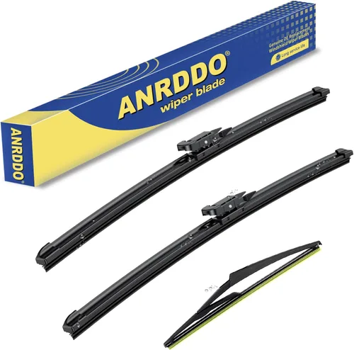 Vista 17 de ANRDDO Repuesto de limpiaparabrisas para limpiaparabrisas Jeep Wrangler