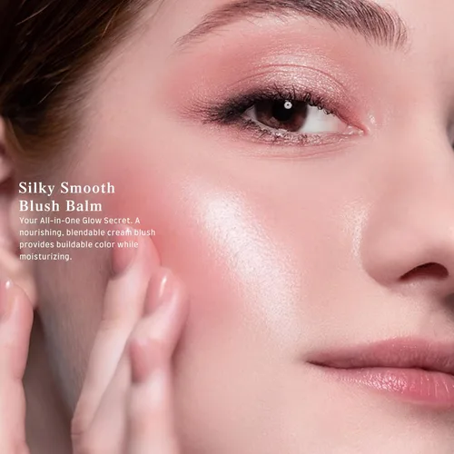 Vista 8 de bayfree Bálsamo Multi Glow, Rubor en Crema para Mejillas, Bálsamo de Rubor para Maquillaje Facial, Acabado Radiante, Hidratante, Cremoso, Ligero