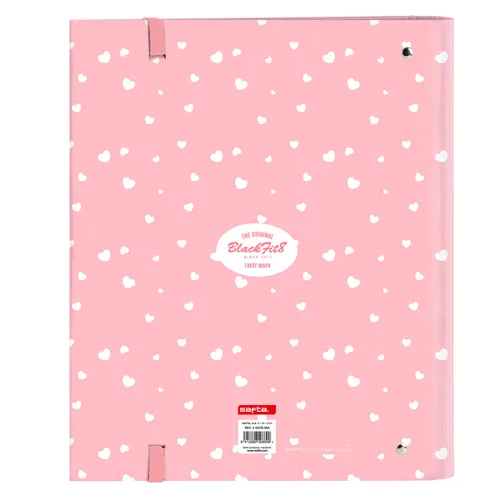 Vista 3 de Carpeta de anillas BlackFit8 Globitos 27 x 32 x 3.5 cm Rosa