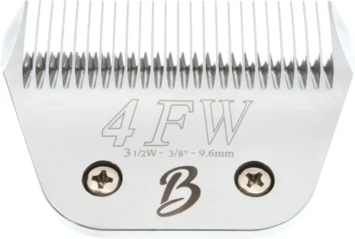 Vista 7 de Desmontable Serie A Ancha de 10 Cuchillas para Aseo de Perros Longitud de Corte 3/32" - 2.4mm Acero Carbonizado Japonés Cuchillas Anchas de Aseo 10W