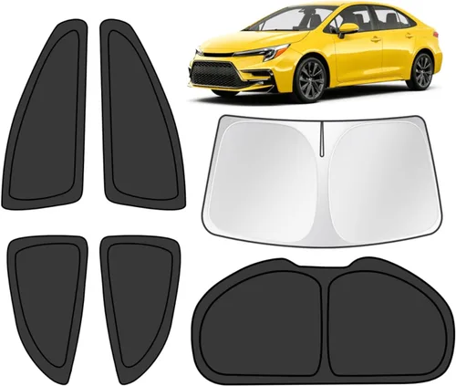 Vista 214 de KUST - Parasol plegable para parabrisas para BMW X1 E84, accesorios 2011 2012 2013 2014 2015, protector de visera de sol ajustable que bloquea
