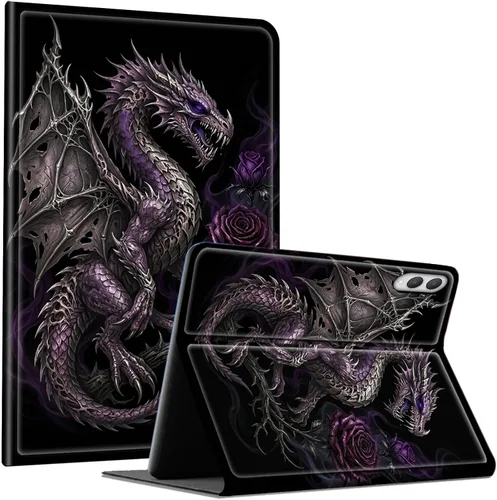 Vista 113 de Slim Case for Samsung Galaxy Tab S10 Lite / S10 FE / S9 FE 10.9" & Galaxy Tab S9 11", Multi-Angle Stand PU Leather Smart Folio Cover with Soft TPU