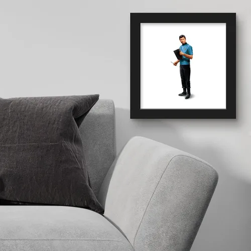 Vista 3 de Trends International Gallery Pops Star Trek - Póster de pared de Dr. Leonard H. McCoy Bones Bones, 12.00 x 12.00 pulgadas, versión de marco negro