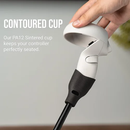 Vista 6 de Glistco G-Iron VR Golf Club Handle Accessory - Compatible with MetaOculus Quest, Quest 2, and Rift S - Immersive and Realistic Golf Grip Handle