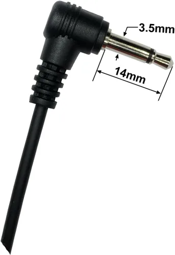 Vista 6 de Receptor de 0.138 in / audífono de vigilancia con tubo de bobina transparente para radios de dos vías