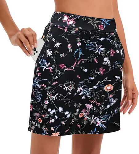 Vista 3 de Oyamiki - Falda pantalón deportiva para mujer, diseño ligero ideal para tenis, correr, entrenamiento, deporte y golf