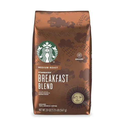 Vista 34 de Starbucks Café Molido, Tueste Medio, Café Caliente o Helado, Mezcla de Desayuno, 18 oz