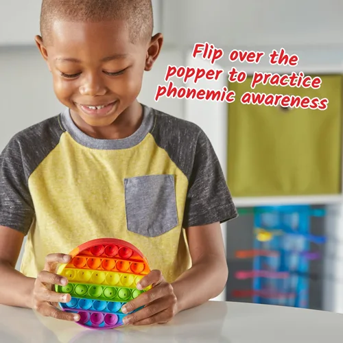 Vista 3 de hand2mind Juguetes sensoriales de burbujas del alfabeto, juguetes para la ansiedad para niños, juguetes de letras, juguetes de motricidad fina