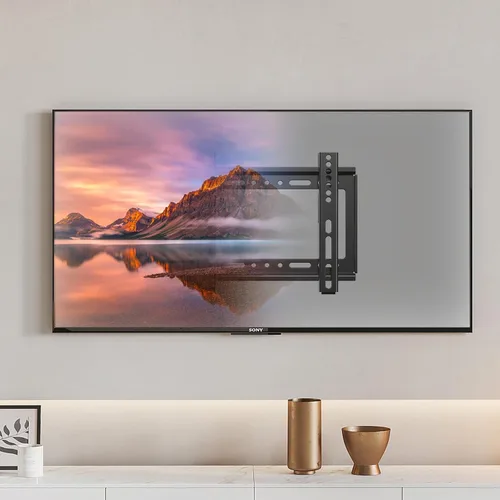 Vista 8 de Soporte fijo de pared para televisores y monitores de pantalla plana de 14 a 42 pulgadas, soporte universal de perfil bajo, VESA de hasta 7.874 x