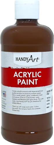 Vista 82 de Handy Art Pintura acrílica, juego de 12 colores, botellas de 16 onzas, acrílico líquido para estudiantes semibrillante, consistencia de flujo