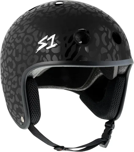 Vista 15 de S1 - Casco retro Lifer para skate, BMX y patinaje sobre ruedas Brillo negro