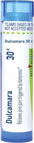 Vista 11 de Boiron Dulcamara 12C, 80 pellets, medicina homeopática para el dolor articular Single-medicine homeopathic pellets for Joint Pain. Size: 80