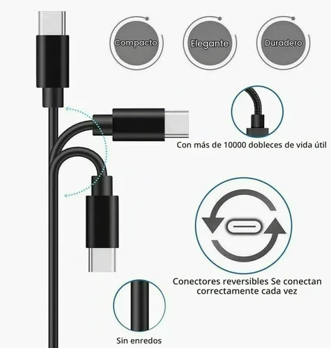 Vista 3 de Cable de carga USB C de 5V 2A 10W para Amazon Fire TV Stick HD/Streaming Stick Plus/Roku Voice Remote Pro 2ª edición, NOCO Boost X GBX45 GBX55 GBX75