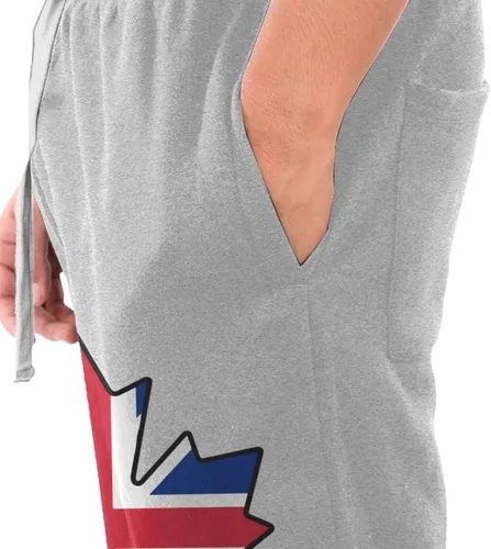 Vista 3 de British Flag Canada Maple Leaf Men's Casual Yoga Sweatpants Workout Athletic Elastic Waist Pants Outdoor Jogger Pants Black