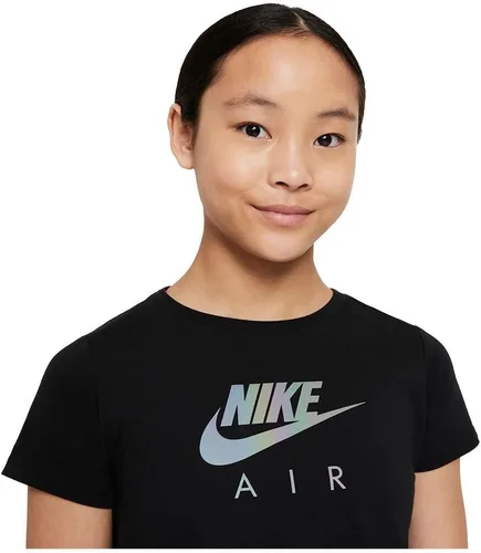 Vista 3 de Nike NSW Air Crop Tee para niña (niños pequeñosniños grandes)