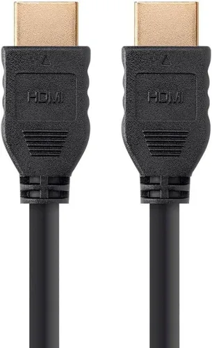 Vista 9 de Monoprice Cable HDMI de alta velocidad, 4k@60Hz, 10.2Gbps, CL2, 32AWG, 3 pies, negro, serie comercial