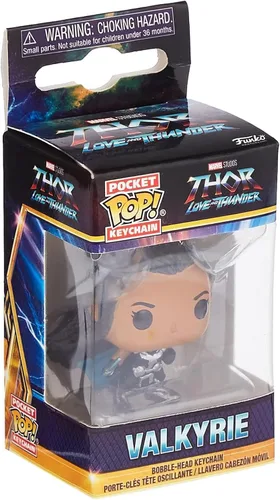 Vista 4 de Funko Pop! Llavero Marvel Thor: Love and Thunder - Valkyrie