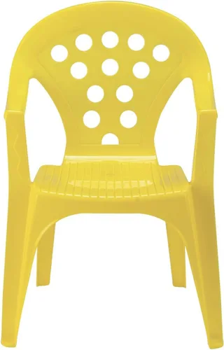 Vista 4 de Baby Lulu Sillas ligeras apilables para jugar, estudiar o cenar para niños, fabricadas en Italia, 4 sillas, colores brillantes, color azul bebé