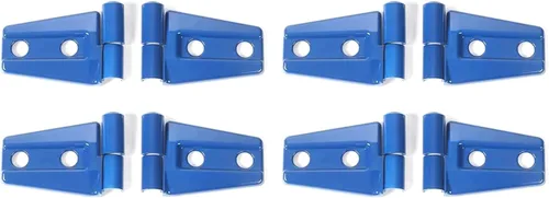 Vista 18 de JeCar Cubiertas de Bisagras de Puerta ABS Accesorios Exteriores para Jeep Wrangler JK JKU 2007-2018, Negro