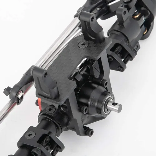 Vista 4 de Aleación completa eje delantero y eje trasero actualización de engranaje de acero para 1:10 Axial SCX10 II 90046/90047 SCX10 90027/90028 RC Jeep
