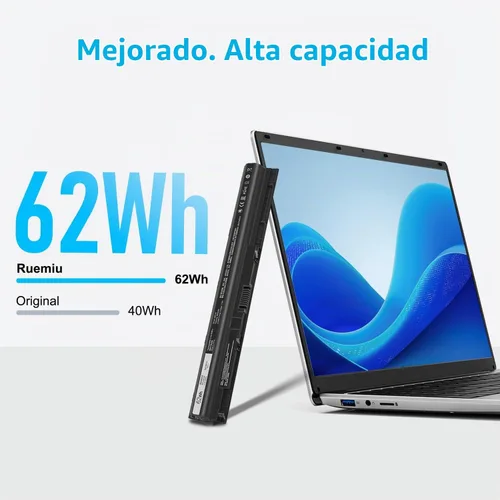 Vista 2 de Batería mejorada M5Y1K de 62 Wh para Dell Inspiron 15 3000 5000 Series