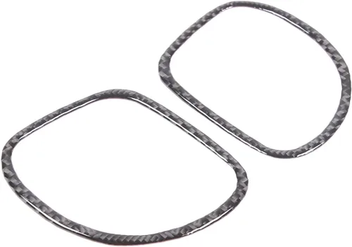 Vista 5 de Co-Pilot - Kit de moldura de marco de salida de aire para salpicadero compatible con Chevrolet Corvette C5 Z06 1998-2004, consola central de fibra