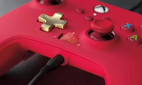 Vista 11 de PowerA Enhanced Wired Controller for Xbox - Red Gamepad Wired Video Game Controller Gaming Controller Xbox Series XS Xbox One - Xbox Series X
