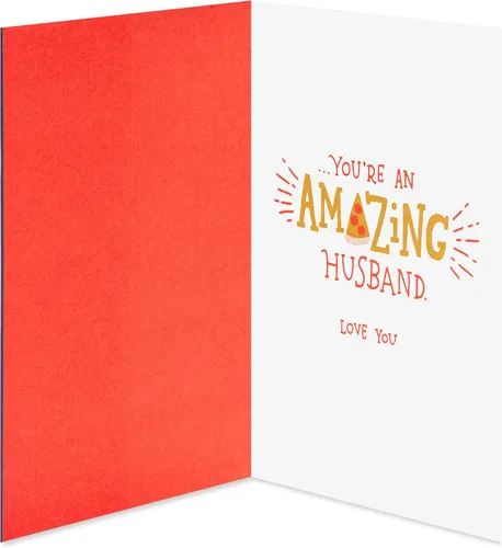 Vista 2 de American Greetings Tarjeta romántica divertida para marido (No Matter How You Slice It)