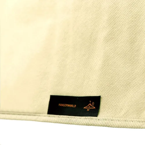 Vista 8 de Hangerworld Protector de cubierta de almacenamiento de vestidos de fiesta de boda transpirable marfil Crudo